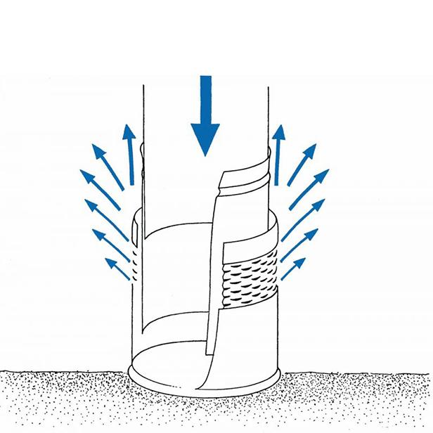 EB 03 00 - Smoothing inlet for rainwater