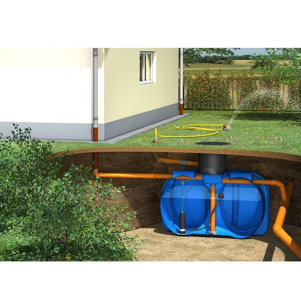 RAINWATER HARVESTING PACKAGE SLIM RAIN GARDEN - EASY RAIN 7500